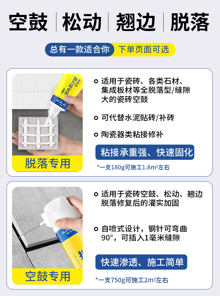 瓷砖空鼓后如何重新贴瓷砖胶(瓷砖空鼓后如何重新贴瓷砖胶水)